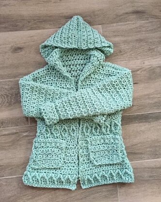 Kirra Cardi, Hooded Cardigan