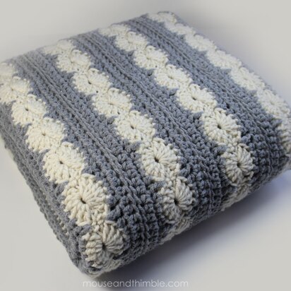 Oyster Bay Afghan Blanket UK TERMS 3652