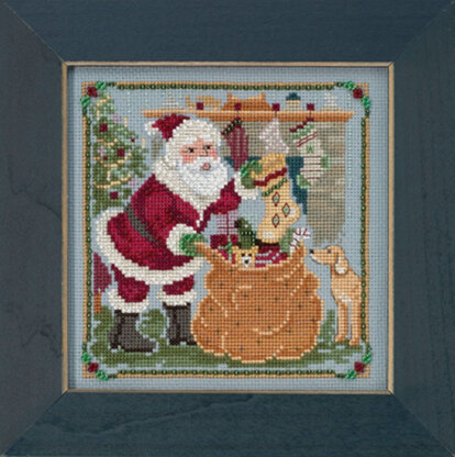 Mill Hill A Jolly Old Elf Cross Stitch Kit - 13.34cm x 13.34cm