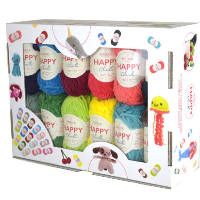 Sirdar Happy Chenille Multibox - 25 Colours