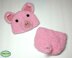 Newborn Pig Hat and Diaper Cover Set