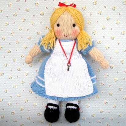 Alice in Wonderland - Knitted Doll