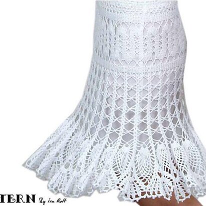 Bruges Crochet Lace Skirt Crochet