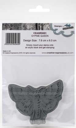 Creative Expressions Rubber Stamp By Andy Skinner - Gypsie Queen