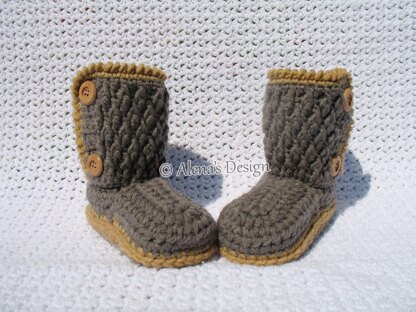 Buttoned Toddler Booties