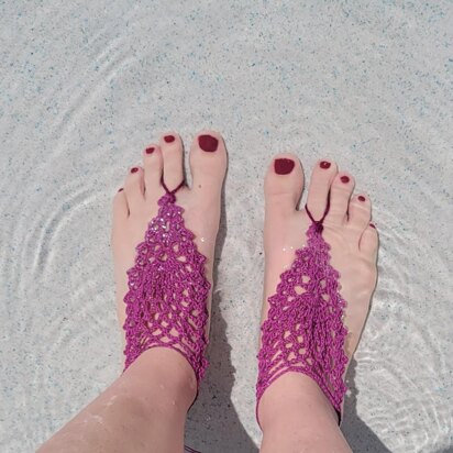 Pineapples Barefoot Sandals