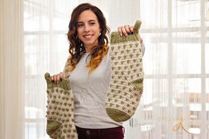 Polka Dot Stocking Crochet