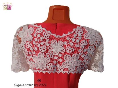 White lace bolero