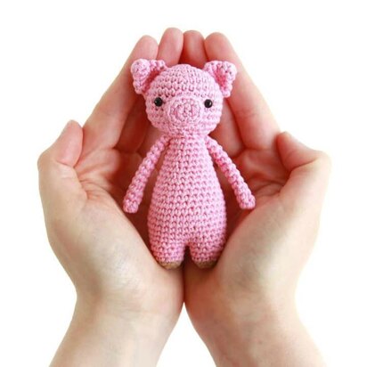 Mini Pig Crochet Amigurumi Pattern