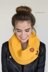 Honeycomb Button Scarf