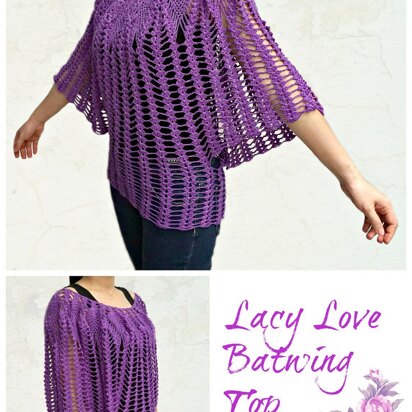Lacy Love Batwing Top