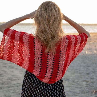 Knitting Pattern Bright Boho Summer Shrug