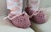 Lisa - Picot edge baby shoes