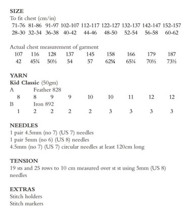 Manor in Rowan Kid Classic - RM009-00013 - Downloadable PDF