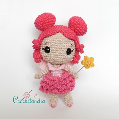 Pinky the fairy ballerina amigurumi doll - crochet pattern by ...