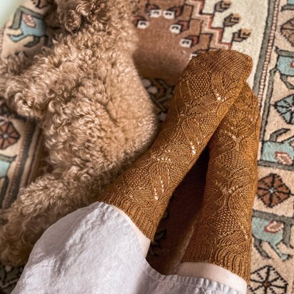 Poet socks - knitting pattern