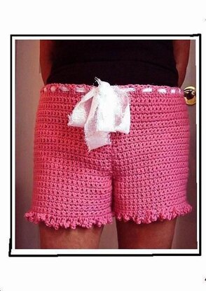 578 CROCHET SHORTS, any size baby to plus size