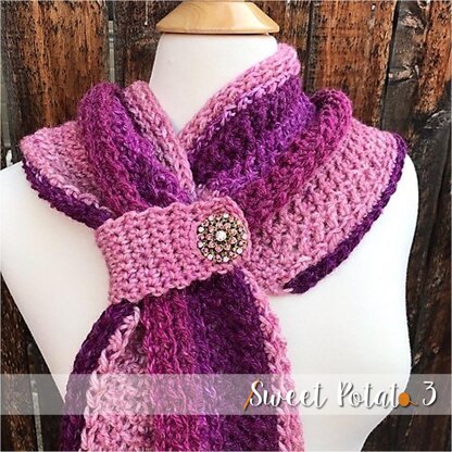 Simple Flower Headband Crochet Pattern {FREE} - Sweet Potato 3