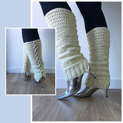 Crocheted Chunky Leg Warmers