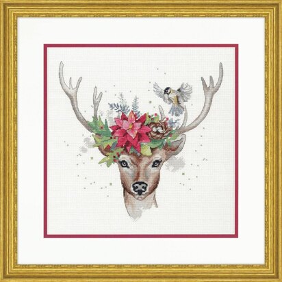 Dimensions Woodland Deer Counted Cross Stitch Kit - 30.5 x 30.5cm