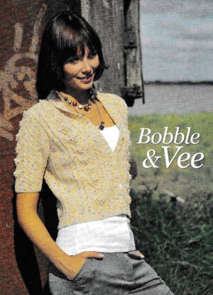 Bobble and V Cardigan