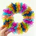 Scrappy loopy wreath