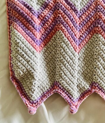 Whimsy Waves Baby Blanket Pattern