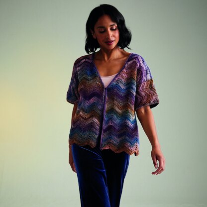 Sirdar 10725 Moonlight Bloom Cardigan PDF