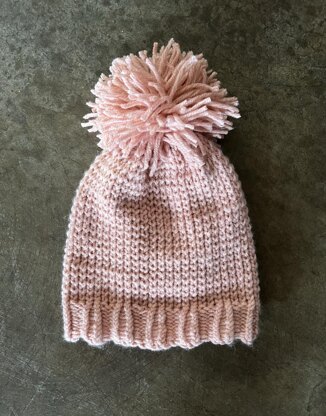 Cabled Hat -- a loom knit pattern