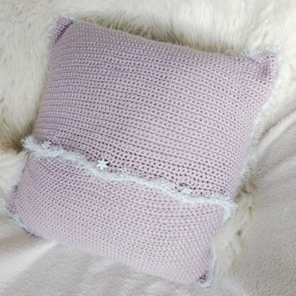 Fluffy Snowflake Cushion