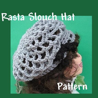  Rasta Slouch Hat or Tam Crochet  Hat Pattern  by Ashton11