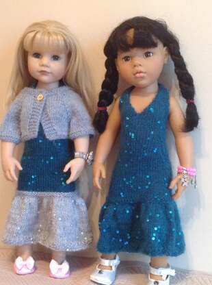 Party dress for 18" doll