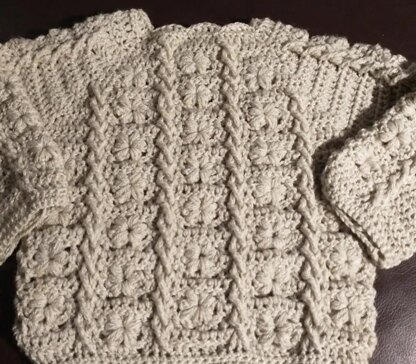 Flowerpot Baby Sweater