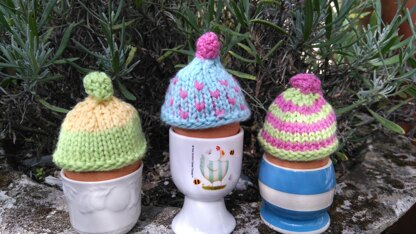 Fun egg cosies - animals and bright colours