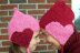 Matching hearts hat