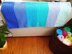 Ombre Blue Sky Baby Blanket