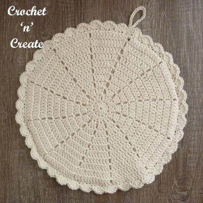 Round Fan Potholder