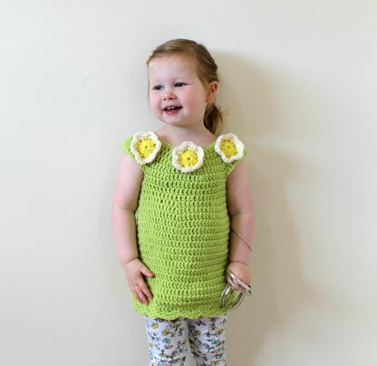 PDF18 Crochet Flower Tunic