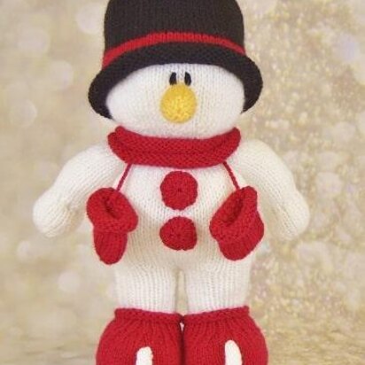 Snowman on Skates - knitting pattern