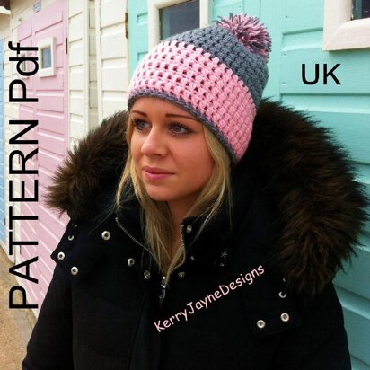 Crochet hat pattern Trendy UK