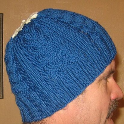 Cable Staghorn Whalebone Hat Beanie Toque