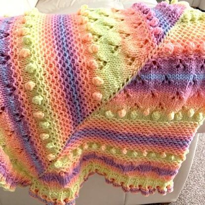 ORANGES and LEMONS baby blanket