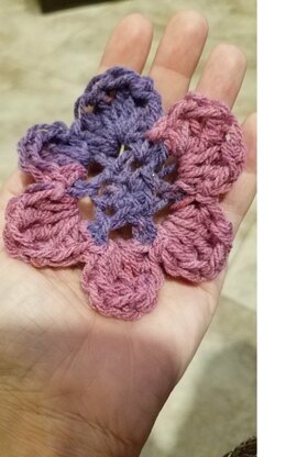 Anniversary crochet flower