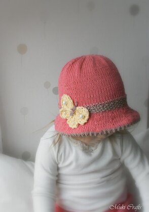 Mary sun brim hat