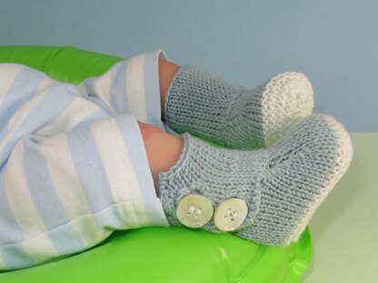 Baby 2 Button Booties
