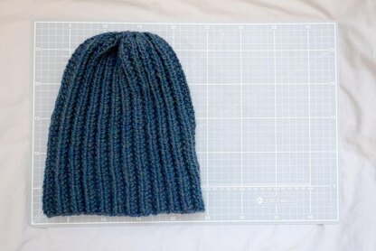 Seeded Rib Stitch Beanie