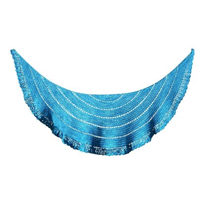 Walking on clouds shawl