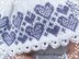 Hearts fairisle Dress Set 16-22” doll/newborn/0-3m baby