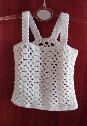 Crop top de verano a crochet