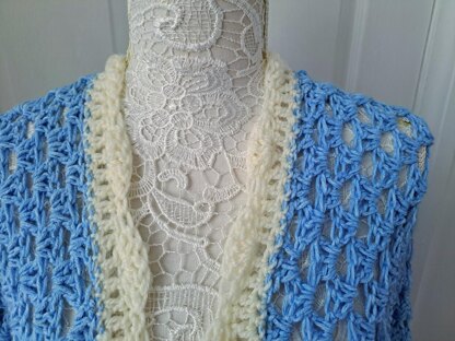 Crochet Feminine Hexagon Cardigan Pattern